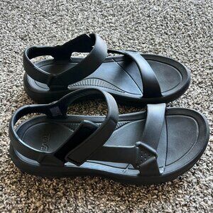 Teva Black Hurricane Drift Water Sandals - Men's 11